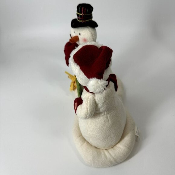 Hallmark Mr and Mrs Snowman Jingle Pals Plush Singing Holiday Display Figures 20 - Picture 10 of 13